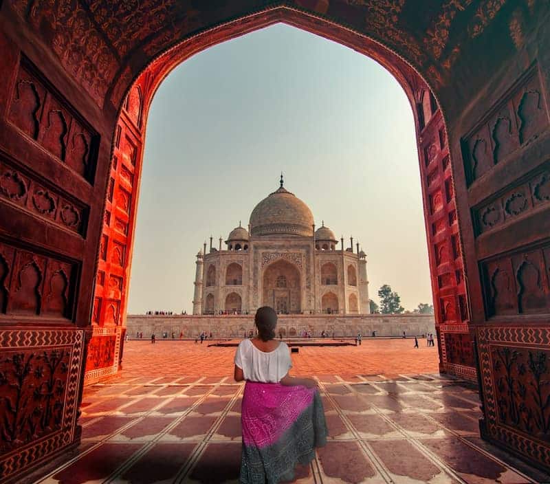 Taj Mahal Through Arch 800x704