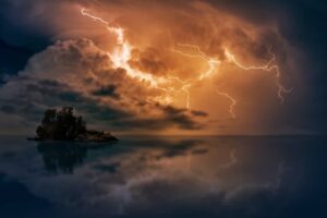 Lightning Over Water